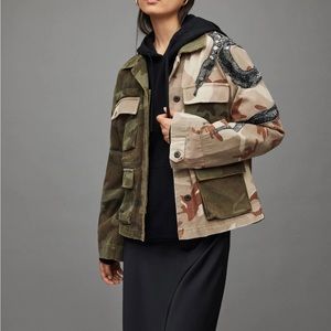 All Saints Finch Camouflage Jacket